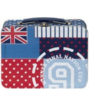 Greengate blik uit de Winston serie in rood, blauw en wit met metalen sluiting en handvat