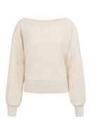 YAYA trui boothals - creme/beige