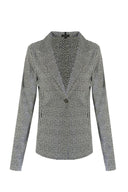 G-maxx blazer in zwart/wit print