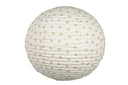 MrsBloom papieren lamp xl in naturel met gouden accenten