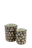 MrsBloom waxinehouder jean s - taupe