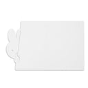 Wit metalen magneetbord met een afbeelding van Nijntje aan de zijkant