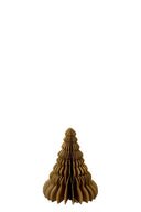 MrsBloom kerstboom papier s in de kleur oker en goud