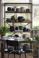 Ib Laursen bloempot ocean l - zwart