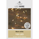 Goudkleurige lichtstreng met 100 LED lampjes