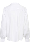 Cream blouse stripe