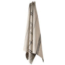 BePureHome theedoek in zandkleur met donkergrijze details