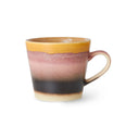 HKliving mok cappuccino sunset van keramiek in een retro kleurstelling