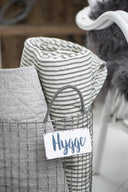 Ib Laursen plaid stripe - grijs