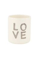 Zusss geurkaars love - zilver