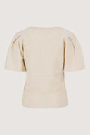 Zusss shirt vlindermouw - offwhite