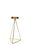 MrsBloom kaarsenstandaard in antiek goud met een hoogte van 28 cm