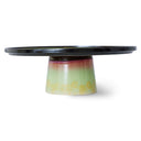 HKliving taartplateau van keramiek in jaren '70 retro design