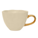 Urban Nature Culture mok l good morning in oatmeal met goudkleurig oor