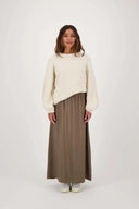 Zusss trui met lurex - creme