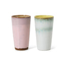 HKliving latte mok fresco van keramiek in een tijdloos design