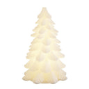 Witte LED kerstboomkaars van DeluxeHomeart met een wasachtig oppervlak van 16 cm hoog.