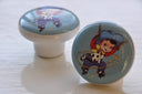 Ronde decoratieve Cowboy knop