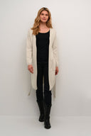 Cream vest oat melange