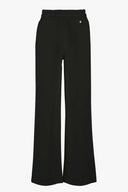 Zusss jogger in de kleur off black met flair pijpen