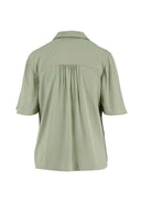 Zusss blouse korte mouw - saliegroen