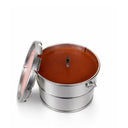 Buitenkaars blik in terracotta kleur