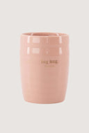 Roze keramieken koffiemok van Zusss met de tekst big hug for you