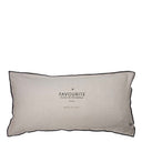 Donkergrijs Bastion Collections kussen met de tekst favourite place in the world next to you
