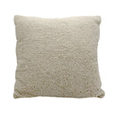 Leeff kussen in taupe kleur, vierkant formaat van 50 bij 50 cm met zachte structuur
