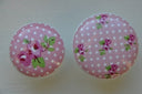 Knopje polka roze