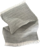 Mijn Stijl gastendoek luxe grijs met wafelpatroon