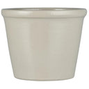 Ib Laursen bloempot l in de kleur zand, uitgevoerd in keramiek met een matte finish en een conische vorm.