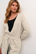 Cream vest oat melange