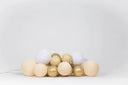 Cotton Ball Lights premium - touch of gold