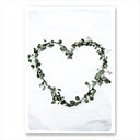 Mo-Ca kaart A5 canvas print in naturel tinten