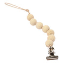 Mo-Ca kralen ketting small in de kleur naturel