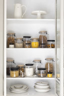 Bastion Collections voorraadpot glas xs - zwart