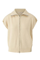 Zusss vestje mouwloos in beige