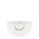 Bastion Collections schaal deer - zwart met een diameter van 14,5 cm