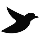 Zwarte muurdecoratie van een vogel uit het merk Label-R