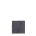 Grijze Bastion Collections handdoek van 50x50 cm met hartjespatroon