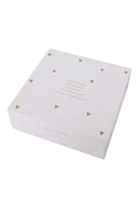 Zusss herinneringenbox baby in wit met gouden opdruk