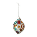 Ovaal kerstornament uit de Jewels collectie van HKliving in een geschenkdoosje