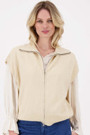 Zusss vestje mouwloos - beige