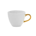 Witte Urban Nature Culture mok s good morning met gouden oor