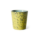 HKliving mok corn met blauwtinten en glanzend glazuur