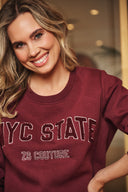 Zoso sweater lauren - bordeaux