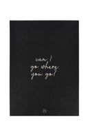 Zusss poster A4 can I go in zwart-wit met tekst