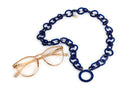 Donkerblauwe brillenketting van het merk Looplabb