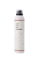 Zusss doucheschuim favorite in een witte fles met een wikkel met de tekst you are my favorite